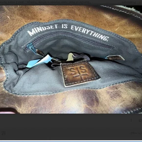 STS Ranchwear NEW Vaquero Cowhide Della Crossbody Bag Purse Western Leather - Picture 4 of 7